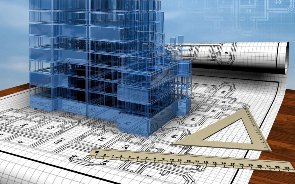 TRM Construction Management 3D-wallpaper-of-building-with-design