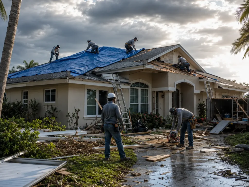 Hurricane repair contractors in Port Saint Lucie