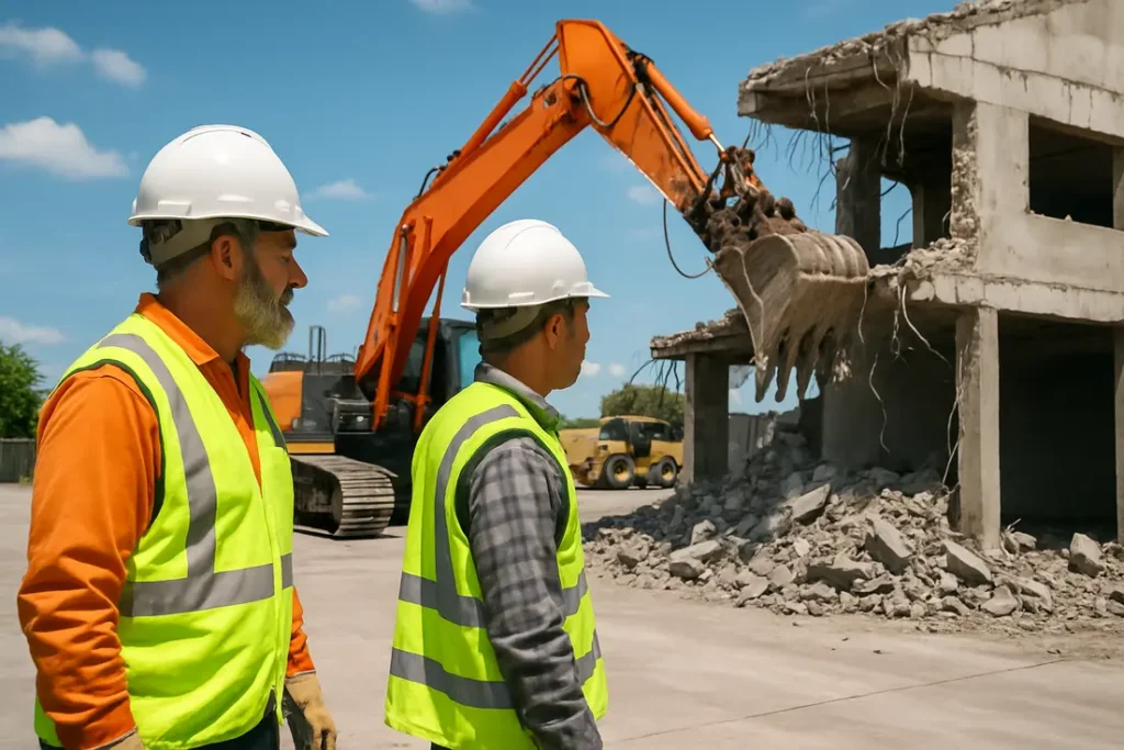 Structural demolition methods in Stuart in