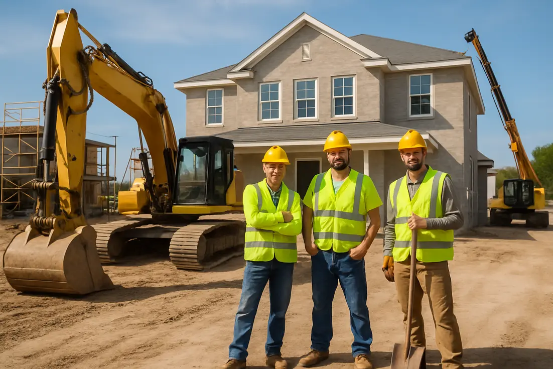 Residential home building in Jupiter in